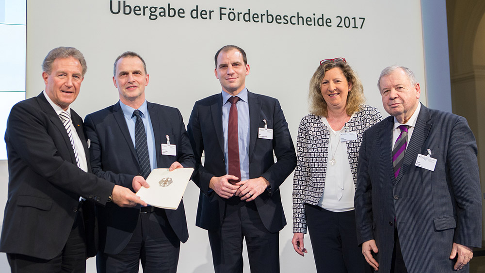 Übergabe der Förderbescheide 2017